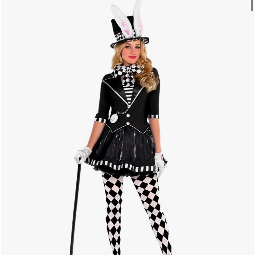 Dark Mad Hatter Costume Set - Small (2-4), Pack of 2 NEW